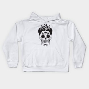 Frida Kahlo Dia de los muertos Kids Hoodie